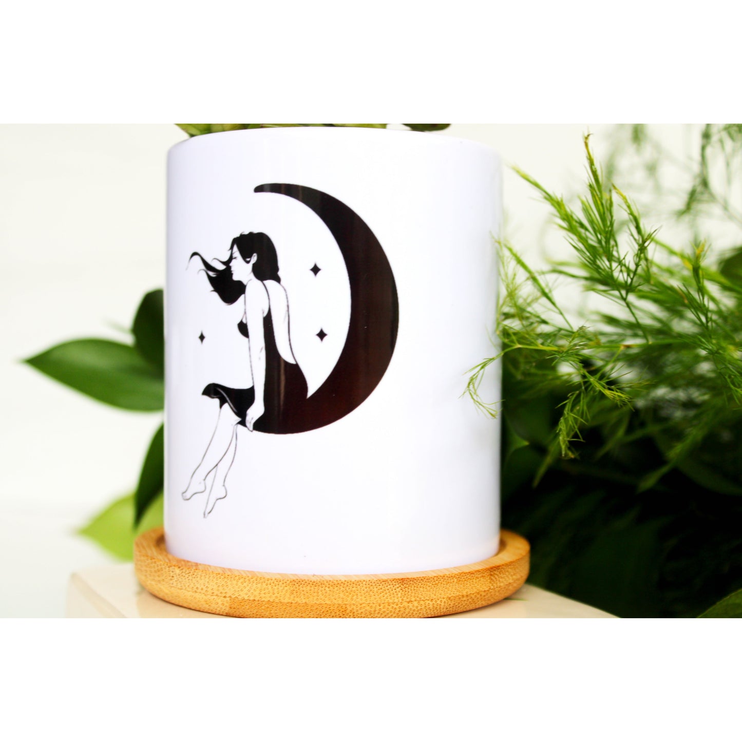 Girl Sitting in the Moon - Special Edition Tall Mod Pot™