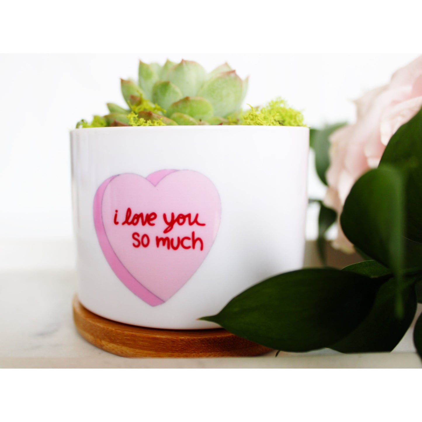 PINK Conversation Heart i love you so much