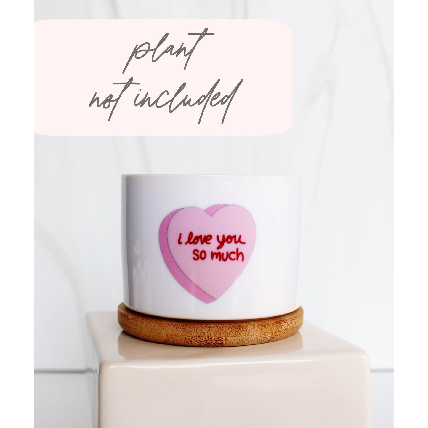 PINK Conversation Heart i love you so much