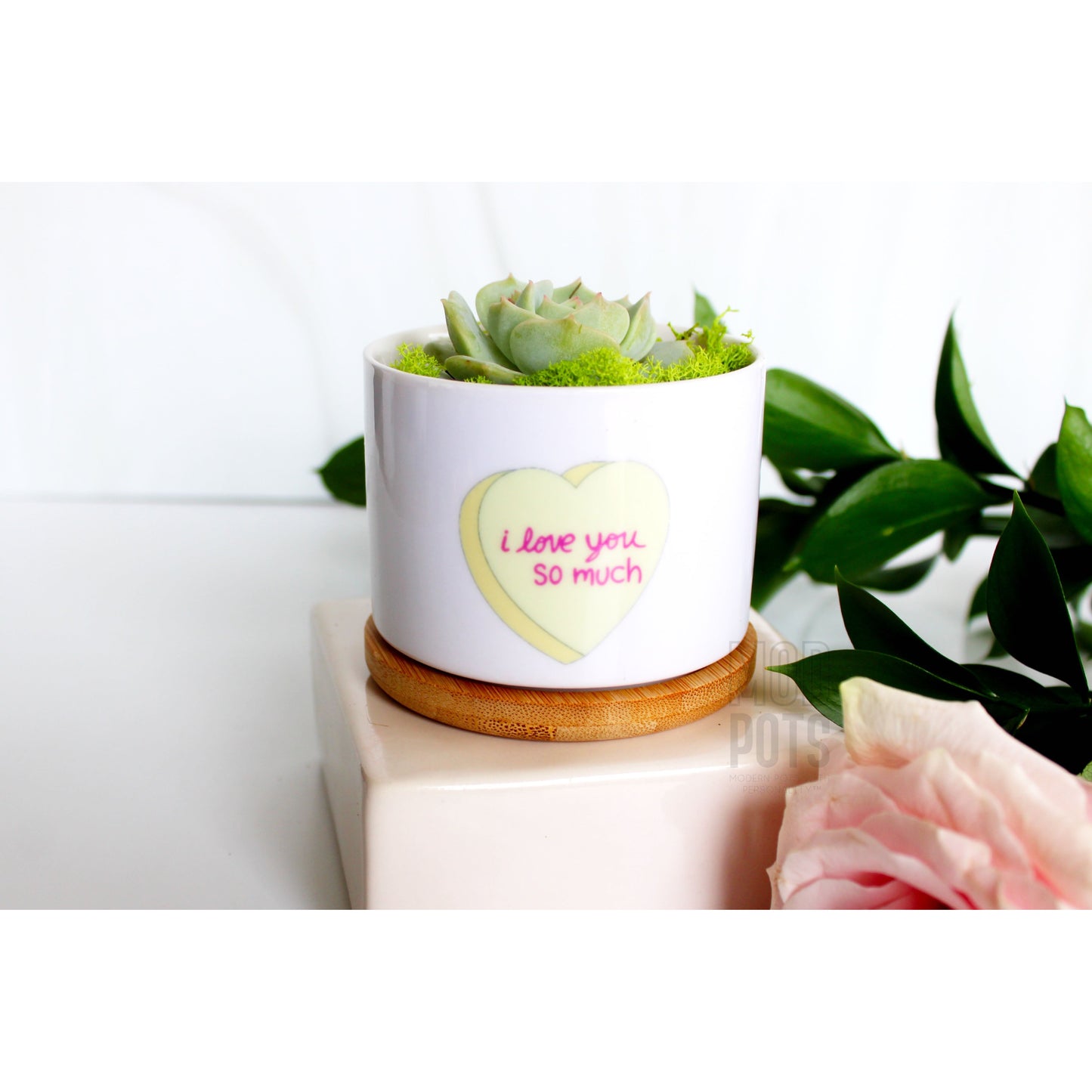 Yellow Conversation Heart - i love you so much