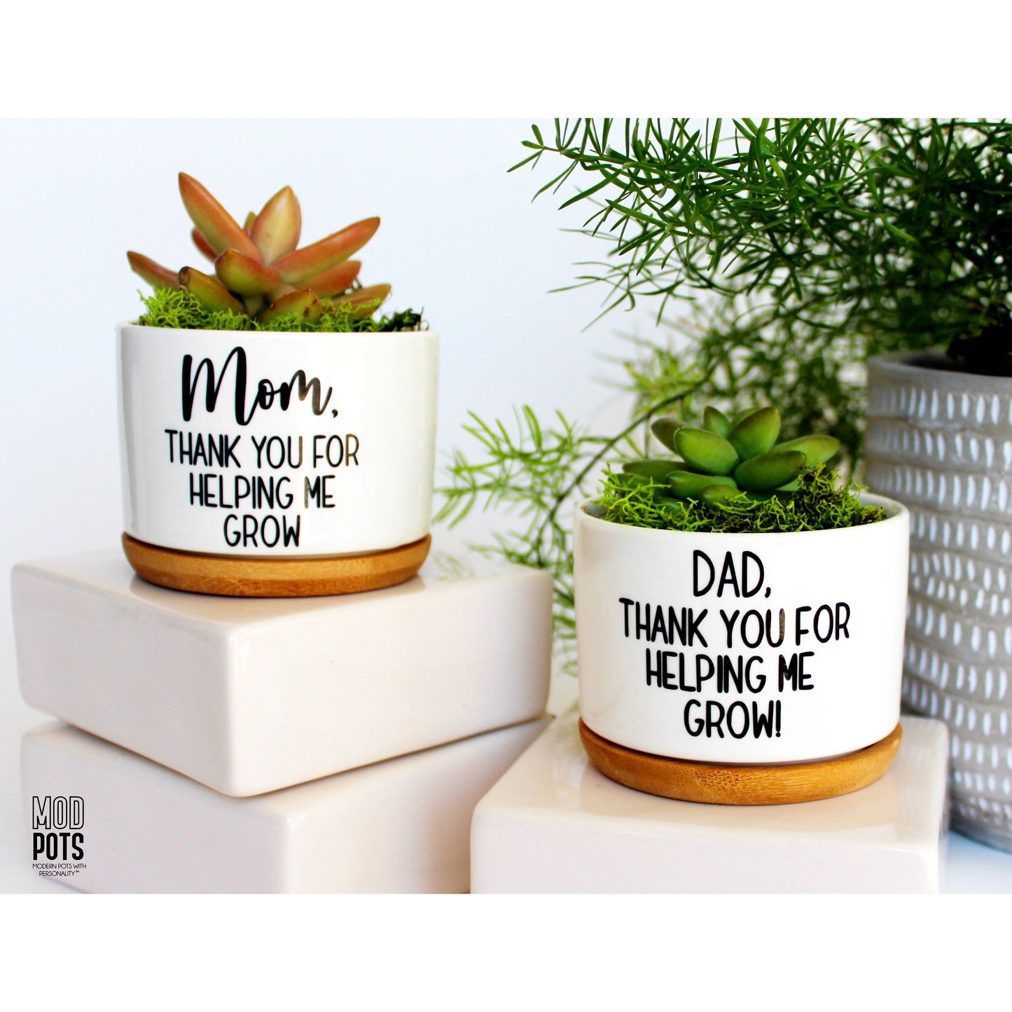 Mom, Thank You For Helping Me Grow (Personalizable)