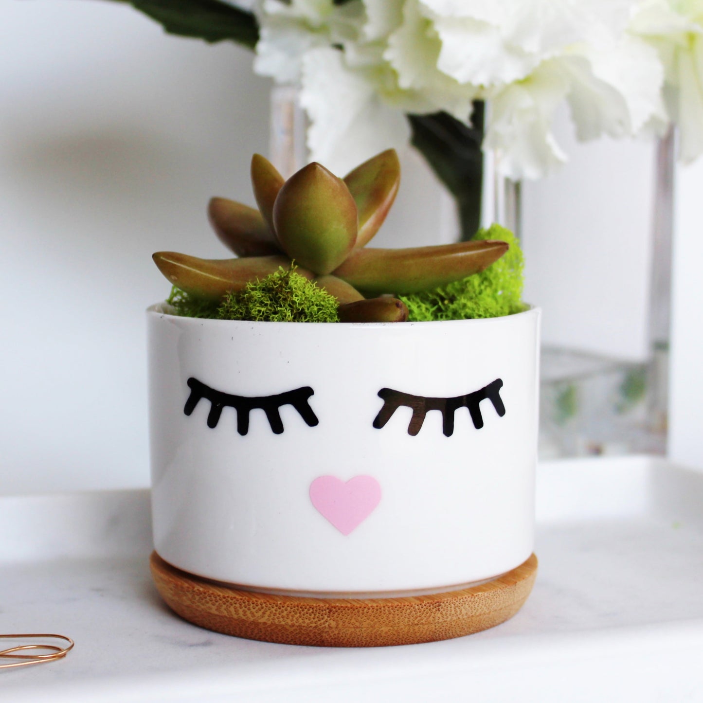 Eyelashes Pot