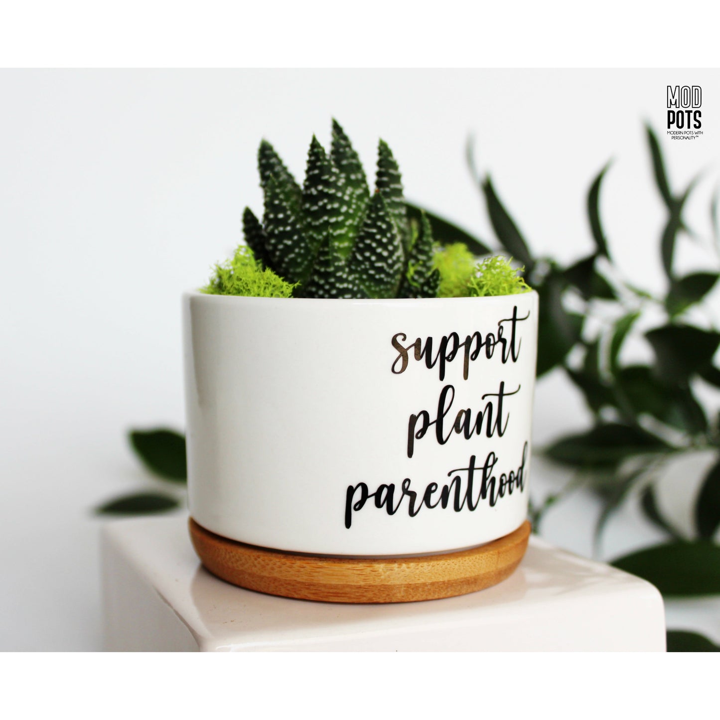 Support Plant Parenthood (cursive font)