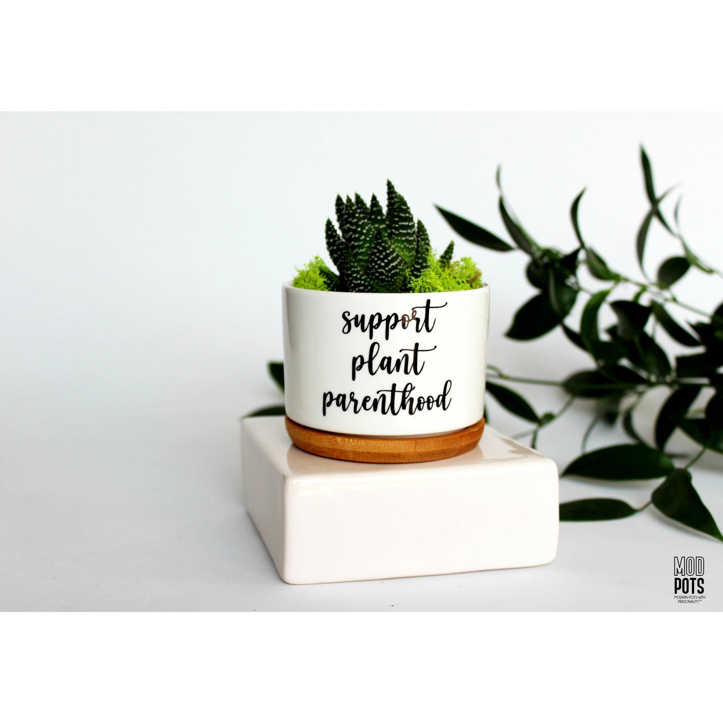 Support Plant Parenthood (cursive font)