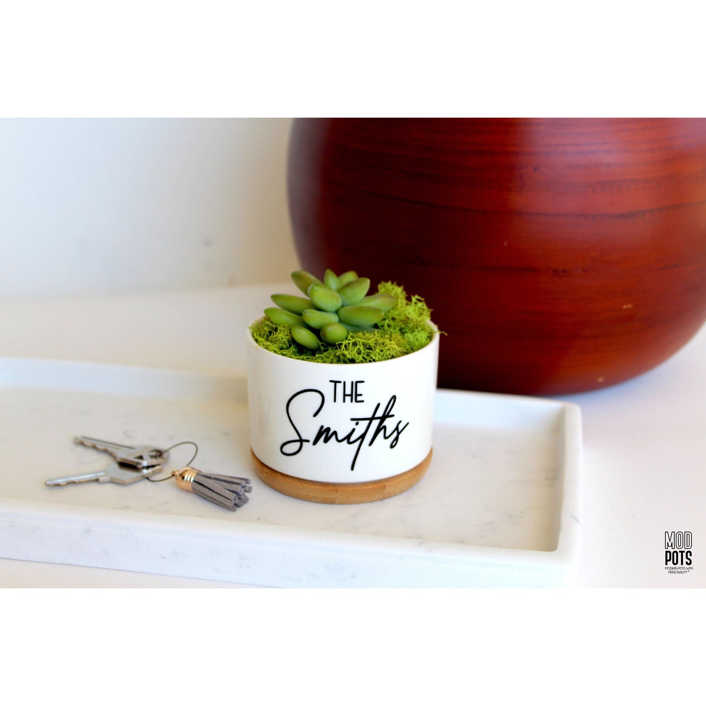 Last Name Personalized Planter