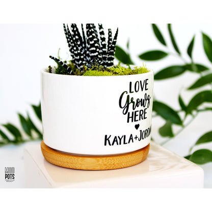 Love Grows Here Personalized Couple Gift