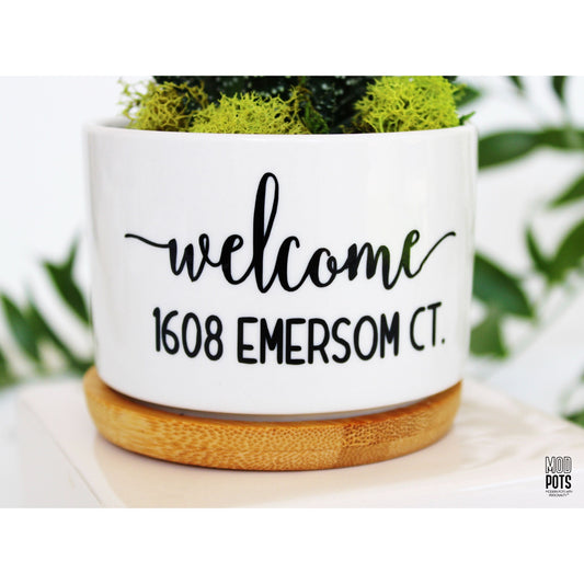 Welcome - Address Planter