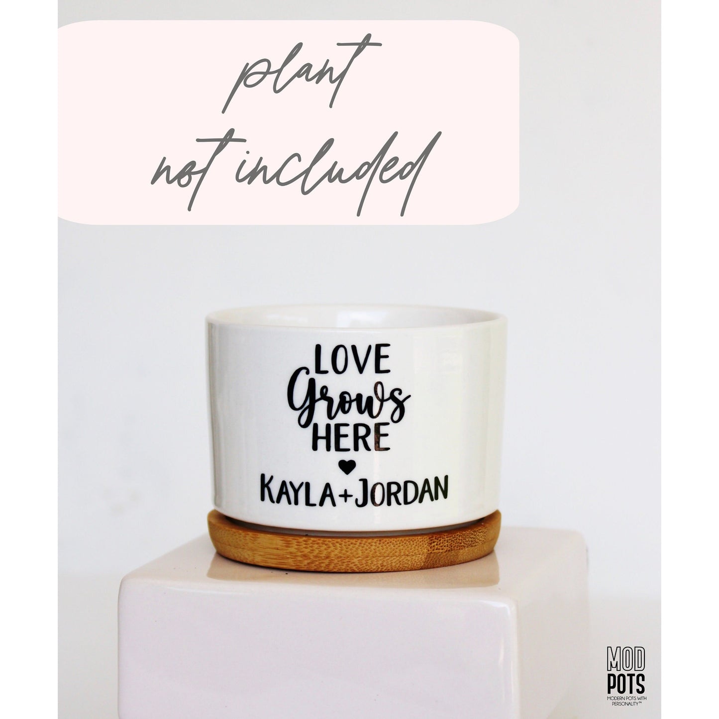 Love Grows Here Personalized Couple Gift