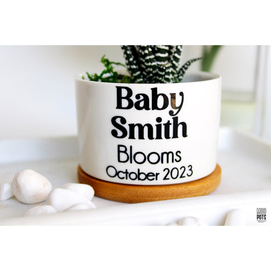 Baby (Name) Blooms, Month Year (personalizable)