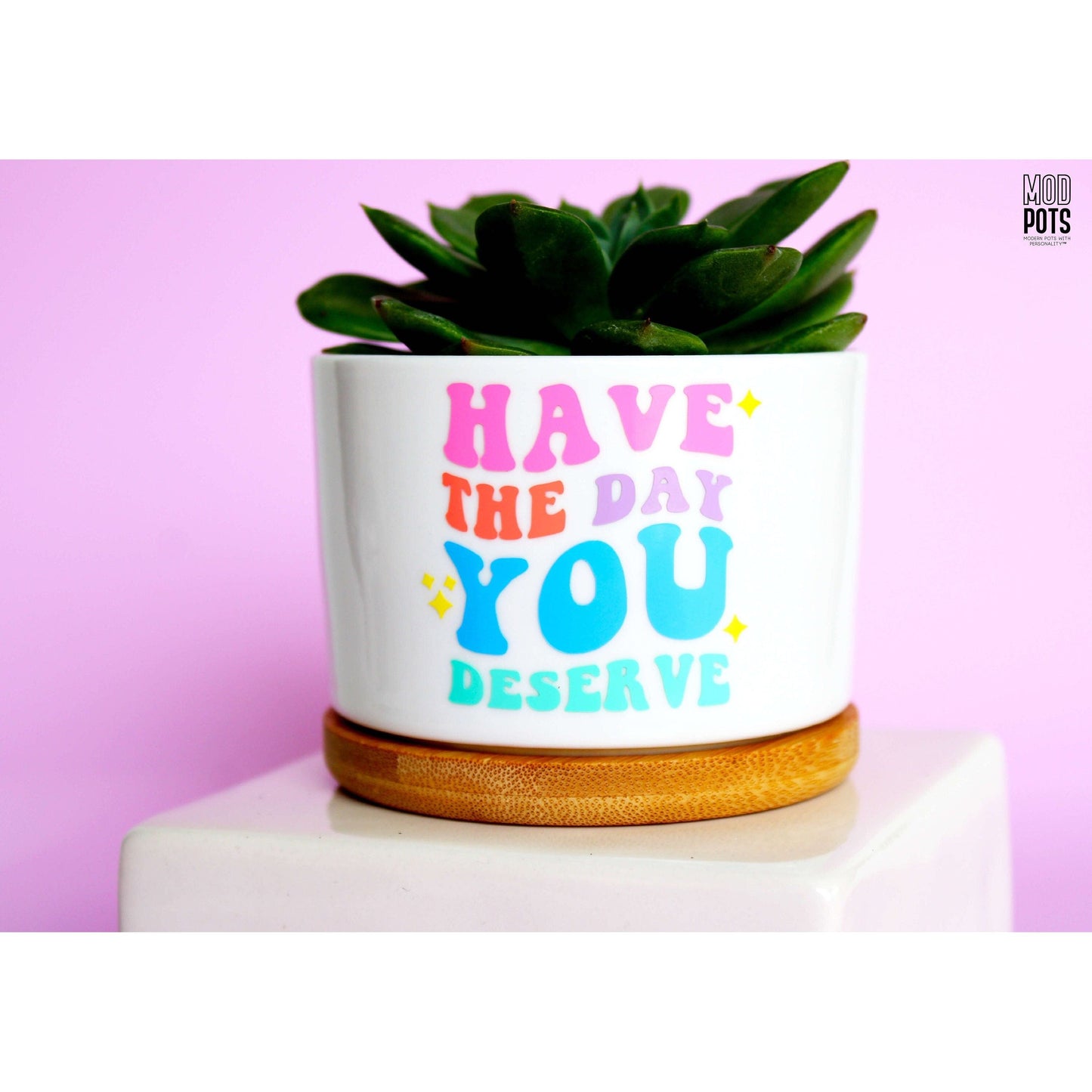 Have The Day You Deserve (multi-color)