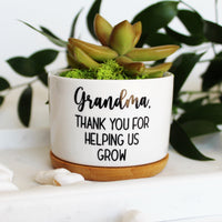 Grandma Thank You for Helping Us Grow