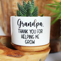 Grandpa, Thank You For Helping Me Grow