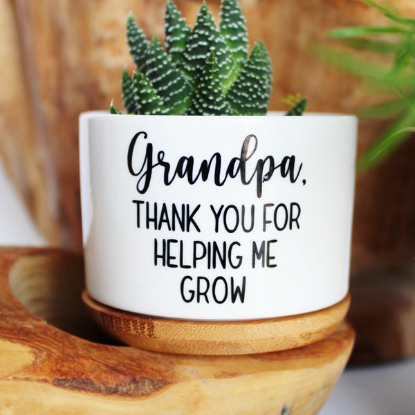 Grandpa, Thank You for Helping Me Grow