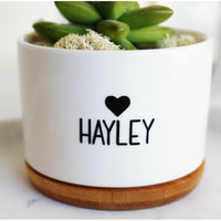 Personalized Name Pot