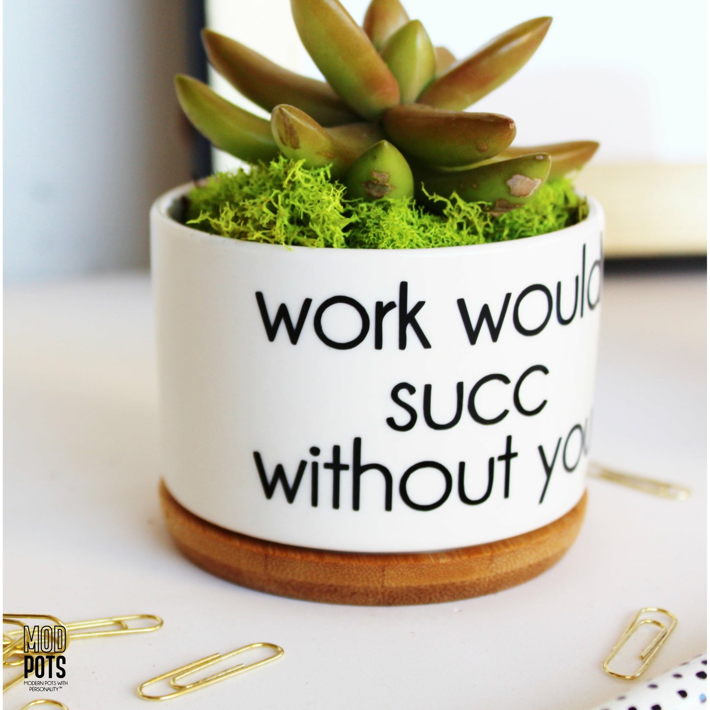 Work Would Succ Without You (block font)